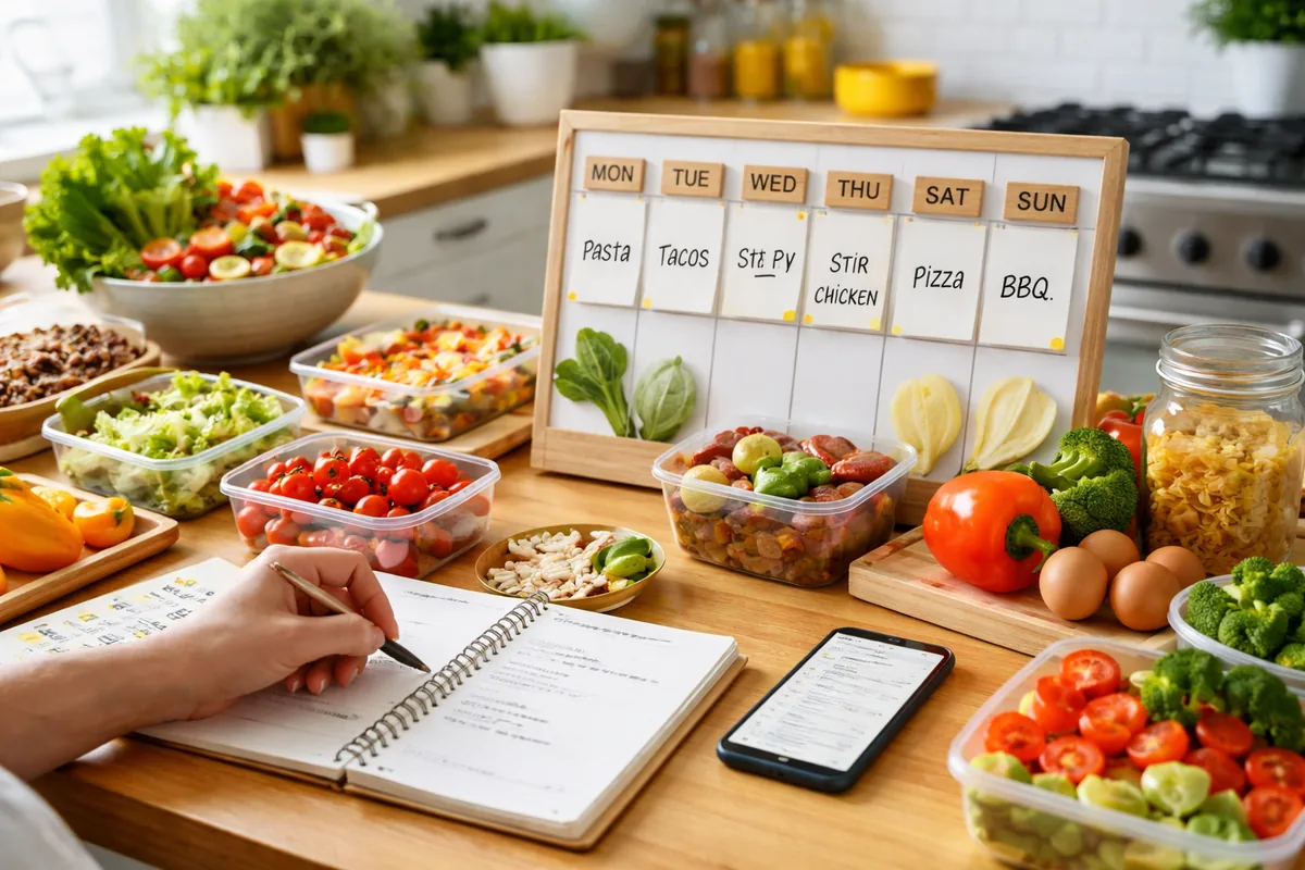 Comment créer un plan de repas familial pour gagner du temps