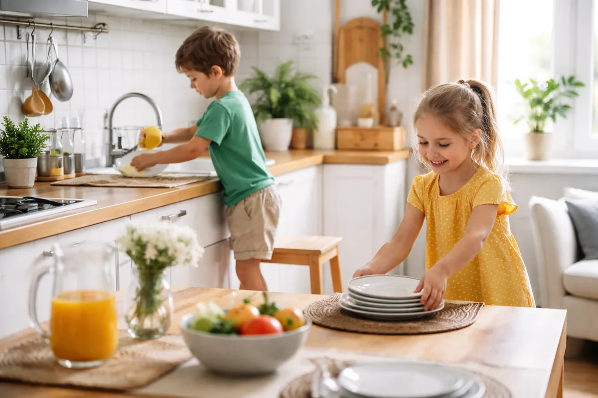 Comment encourager l'autonomie des enfants à la maison