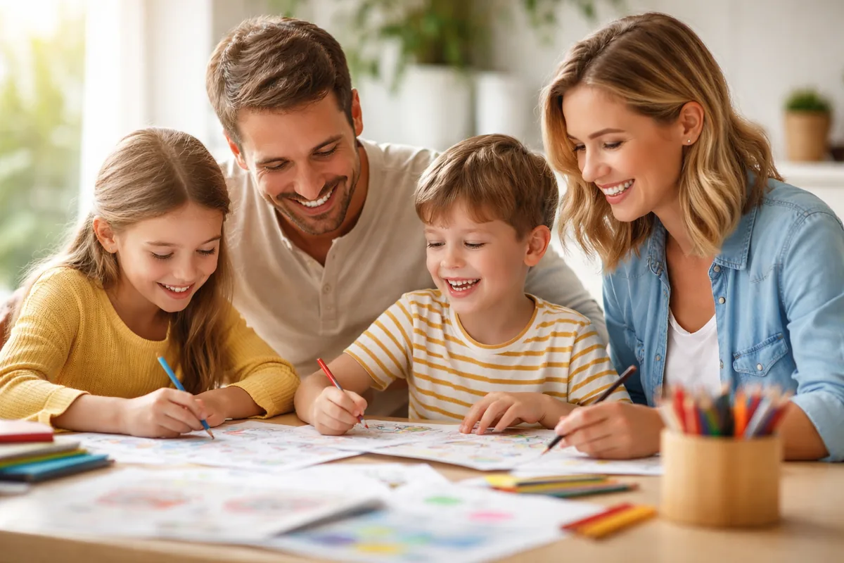 L'art du coloriage en famille pour renforcer les liens