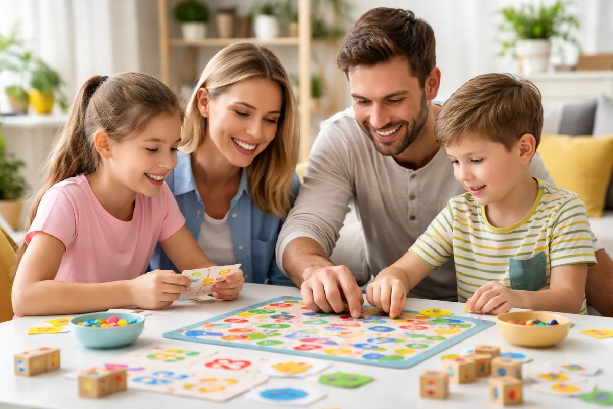 Comment organiser une séance de jeux éducatifs en famille