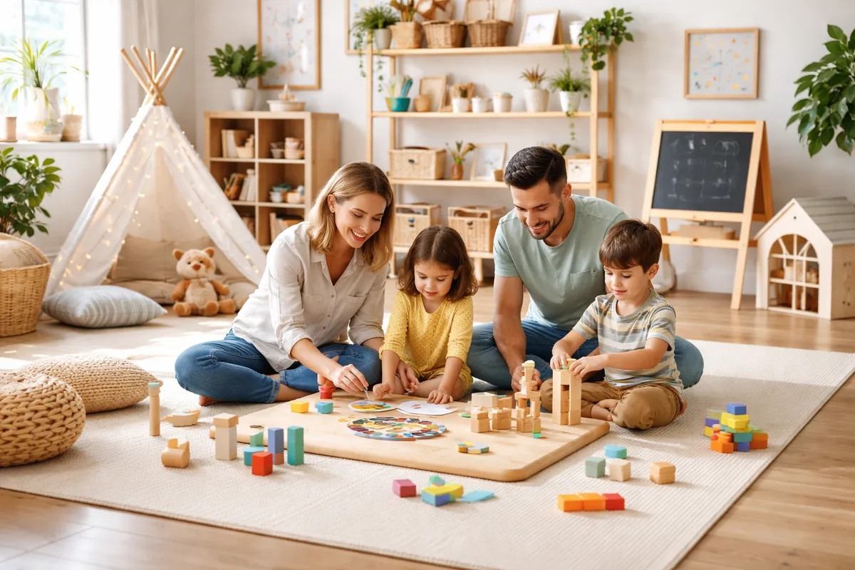 Comment créer un espace de jeu familial qui favorise la créativité