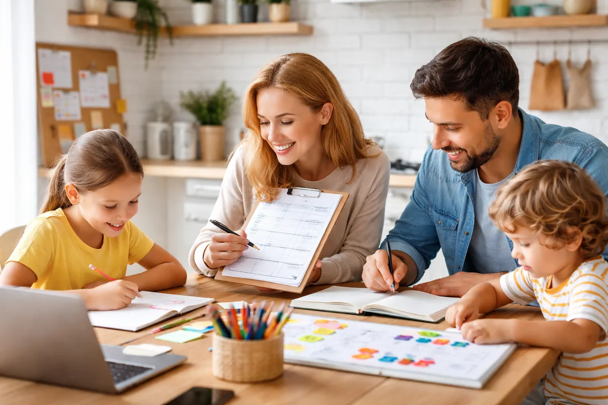 Organisation familiale avec enfants conseils pratiques