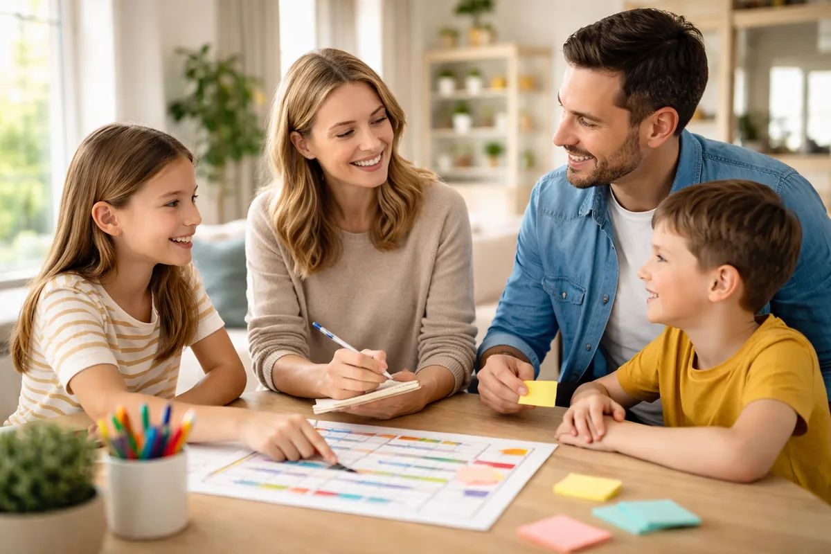 Comment établir des règles de vie familiale claires et efficaces